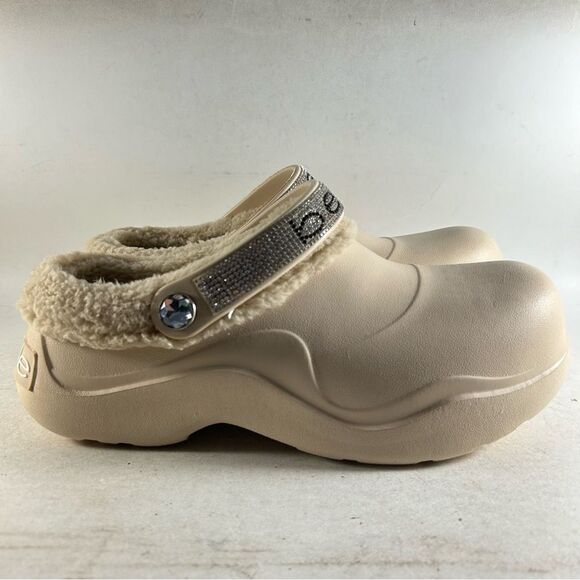 Bebe Janessa Women’s Clogs Lined Shoes Natural Tan Size 8 - Picture 1 of 8
